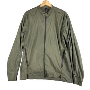 Oakley Lightweight Full Zip Windbreaker Jacket Green Mens‎ Size M
